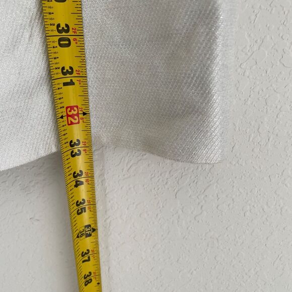 New Maje sleeveless dress Ivory/ Shimmer Mini side zipper Dress Small S 1 - Picture 6 of 8